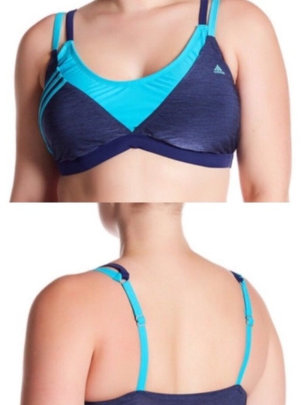 ADIDAS Sport Bikini Tank Top Swimsuit BRA NEW Women's NWT - Picture 2 of 10